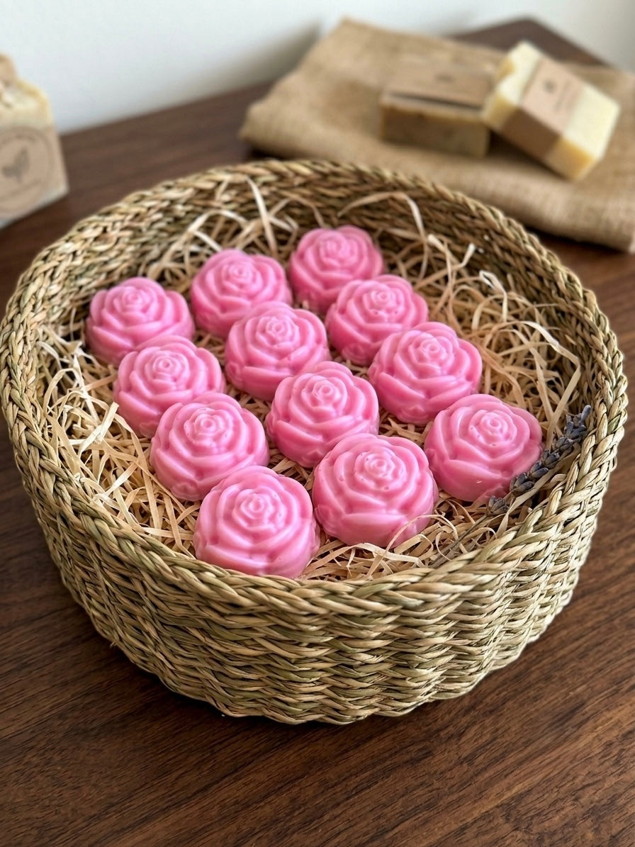 Elegant Mini Rose Bar Soap