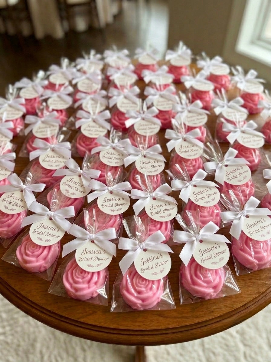 Elegant Mini Rose Bar Soap
