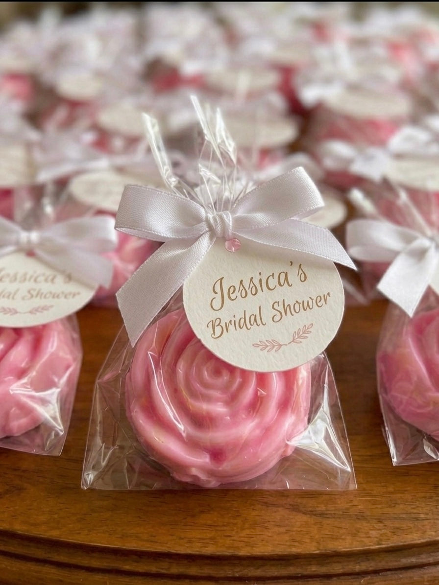 Elegant Mini Rose Bar Soap