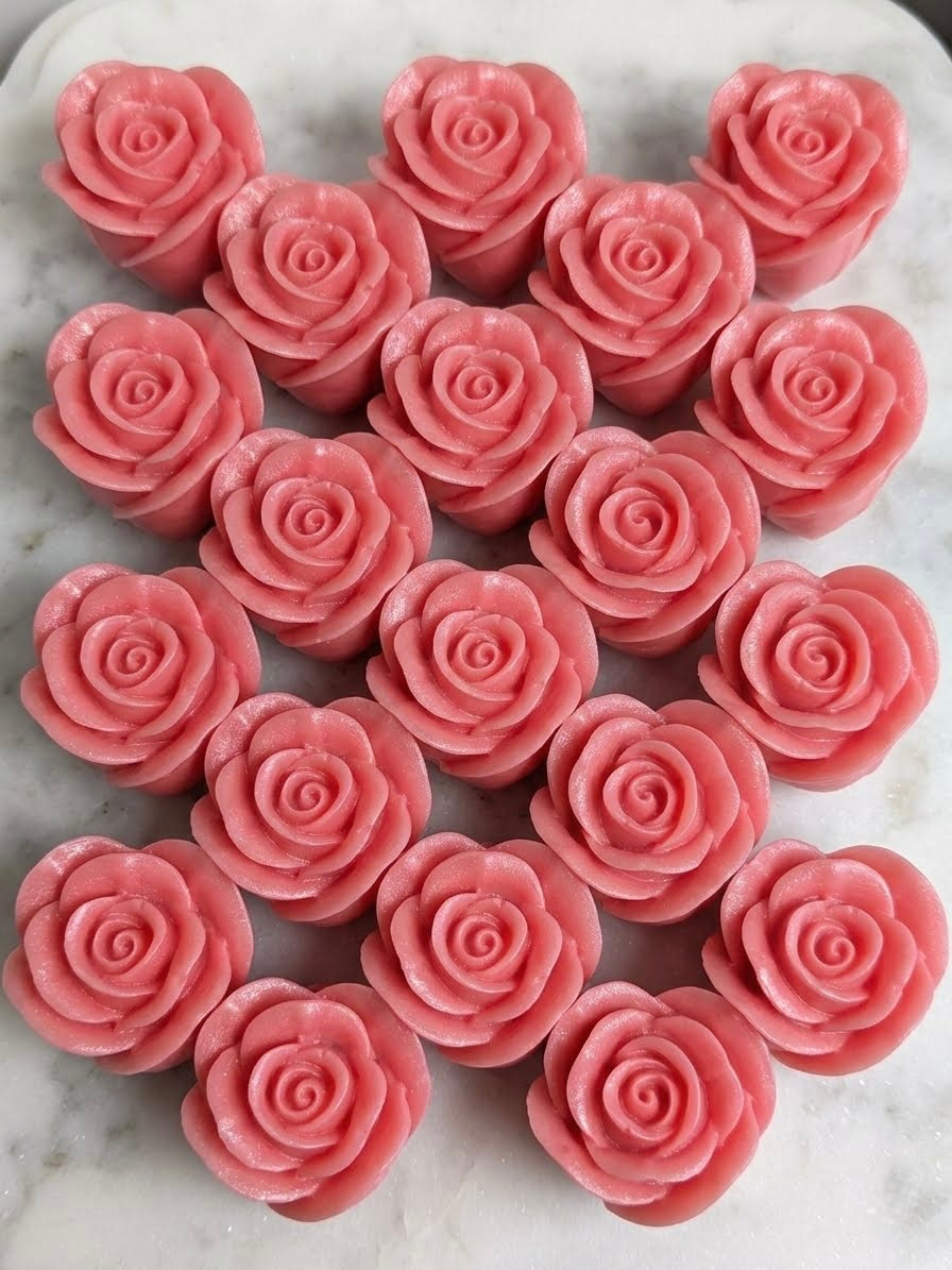 Deluxe Rose Flower Bar Soap